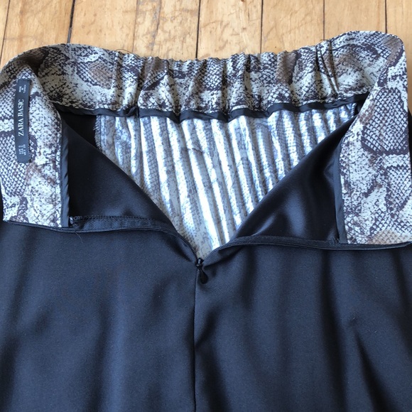 Zara Snakeskin Print Skirt - Picture 6 of 6
